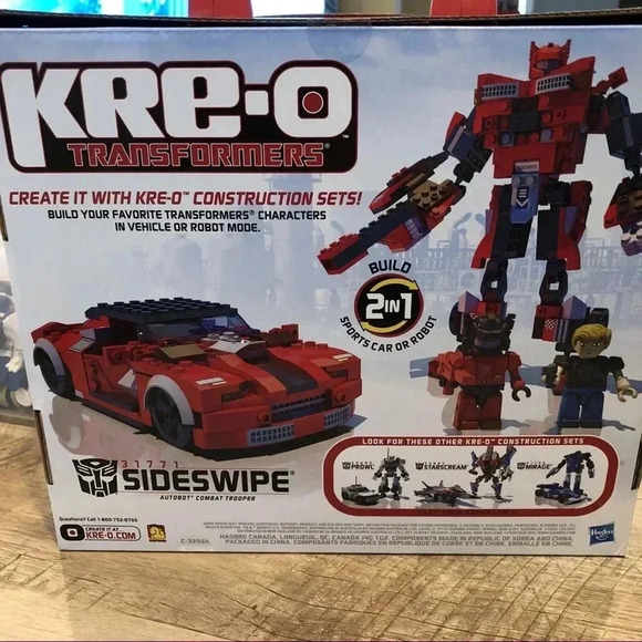 KRE-O Transformers Sideswipe 2 in 1  Build - Picture 2 of 5